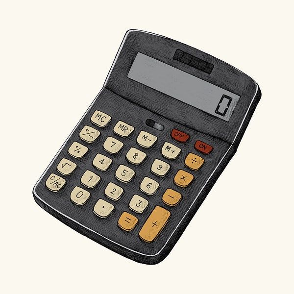 Portable Electronic Calculator – Compact & Reliable