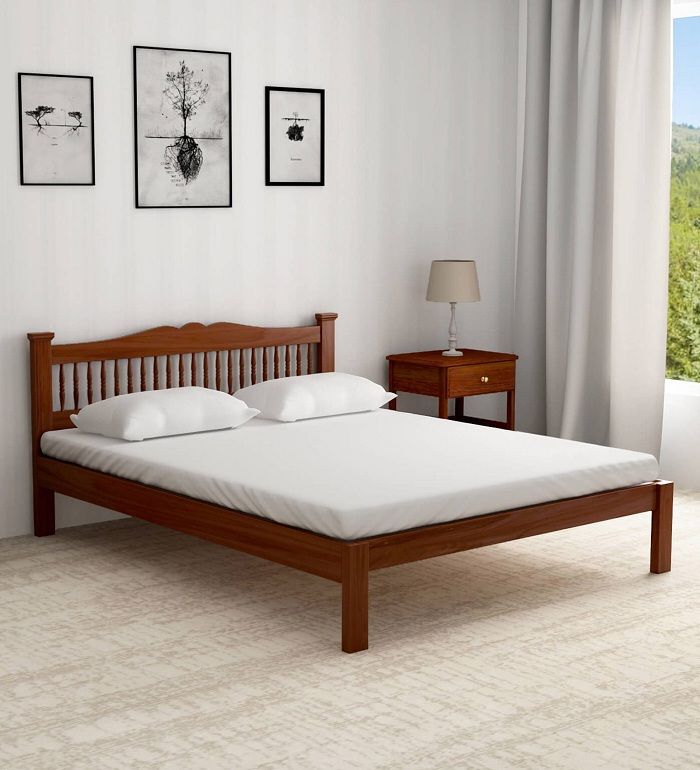 Ciara Queen Size Bed with Storage – Rigato Walnut Finish