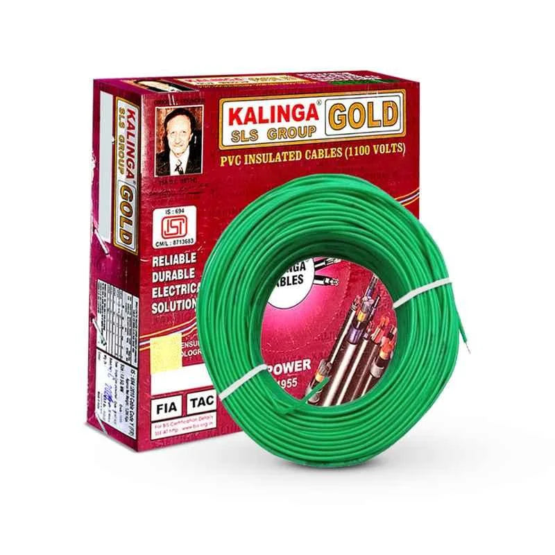 2.5 Sq mm Green FR PVC Housing Wire, Length: 90 m