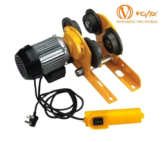 VOLTZ VZ-ET 1TON Electric Trolley Hoist for Lifting, Minimum Load Capacity of 1000 KG