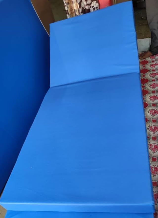 High-Density 3-Fold Mattress for Semi Fowler Hospital Bed, 73 x 35 x 4 Inches – Durable, Comfortable Support for Patients