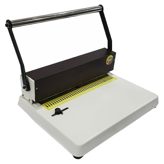 GMP | Spiral Binding Machine A4/LGL / 14-16 Sheets of 70 GSM & 40 Holes Heavy Duty Machine
