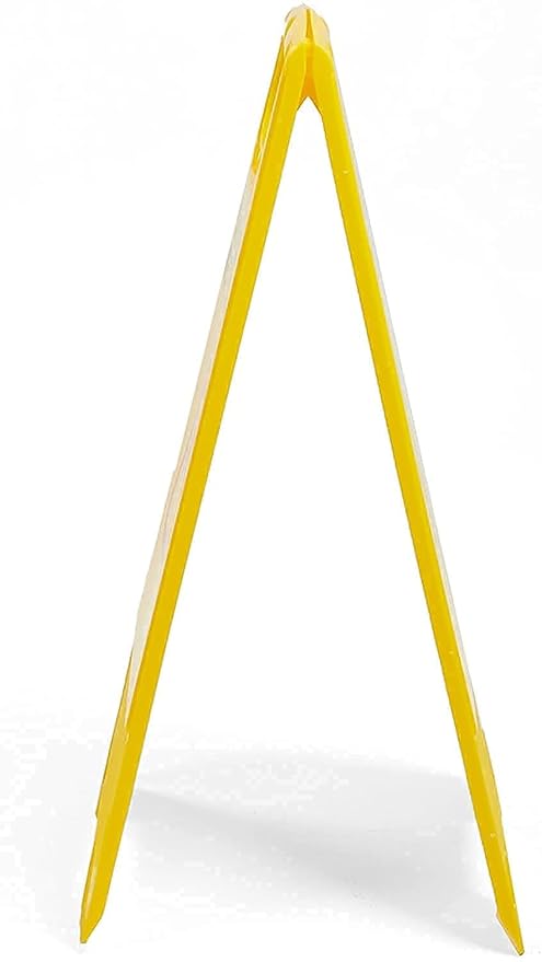 Amigos Store™ NO Parking Caution Sign Board | ABS-Plastic Caution Standing Board 