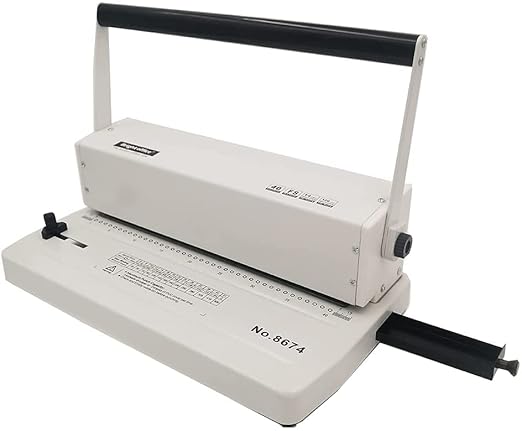 KANAbee Spiral Binding Machine A4 / 14-16 Sheets of 70 GSM & 40 Holes Heavy Duty Machine