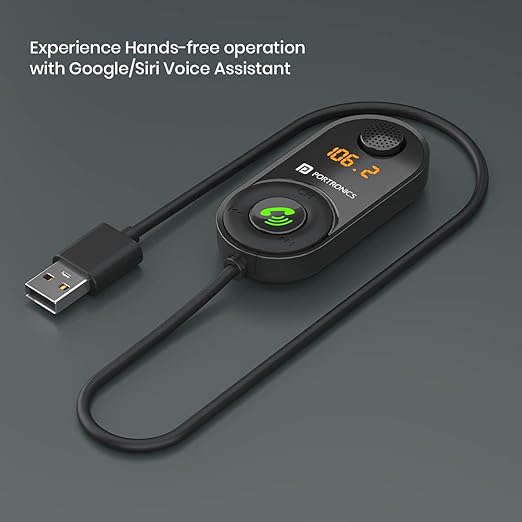 CAR MUSIC SYSTEM 17 in-Car Bluetooth Receiver for Handsfree Calling, Music System, Supports All Smartphones (Black)