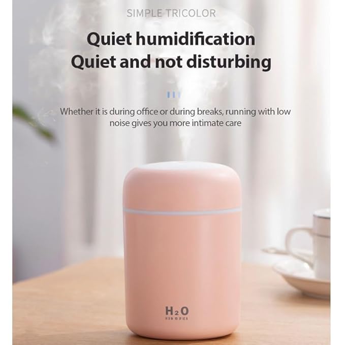Humidifier for Room Moisture, Aroma Diffuser for Home, Mist Maker, Cool Mist,Small Quiet Air Humidifier, Ultrasonic Essential Oil Diffuser Electric
