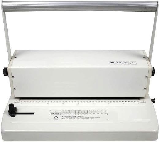 KANAbee Spiral Binding Machine A4 / 14-16 Sheets of 70 GSM & 40 Holes Heavy Duty Machine