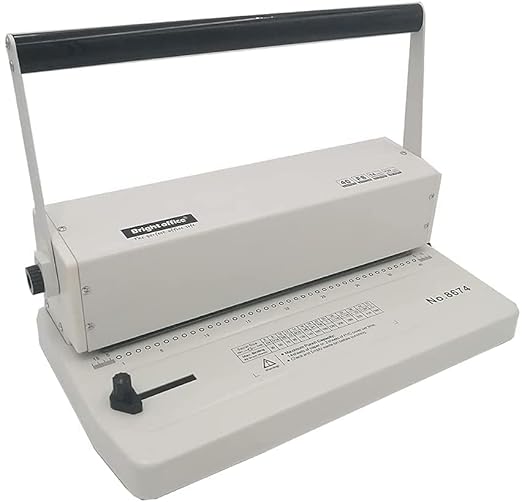 KANAbee Spiral Binding Machine A4 / 14-16 Sheets of 70 GSM & 40 Holes Heavy Duty Machine