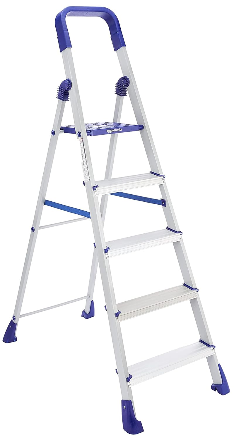 Foldable Step Ladder, Firm Grip, 5 Steps