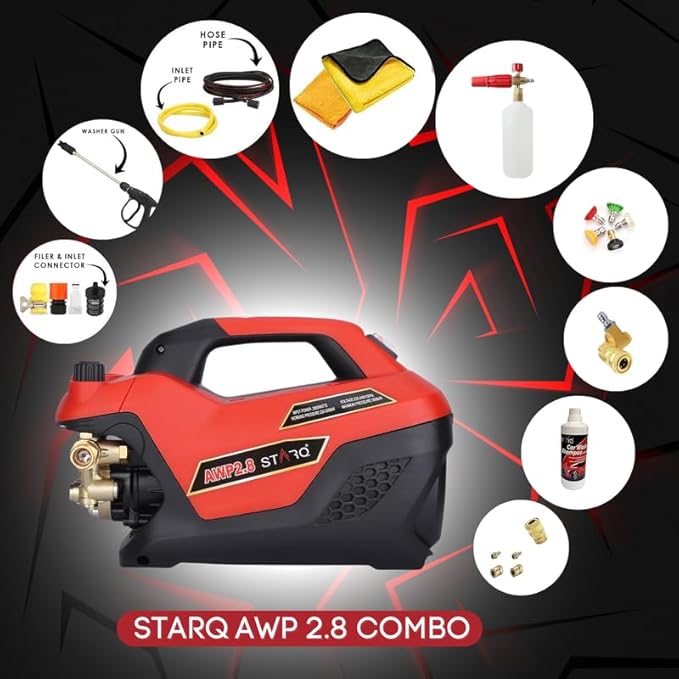 AWP2.8 Super Combo | 350 Bar 2800W | Heavy Duty High Pressure Washer