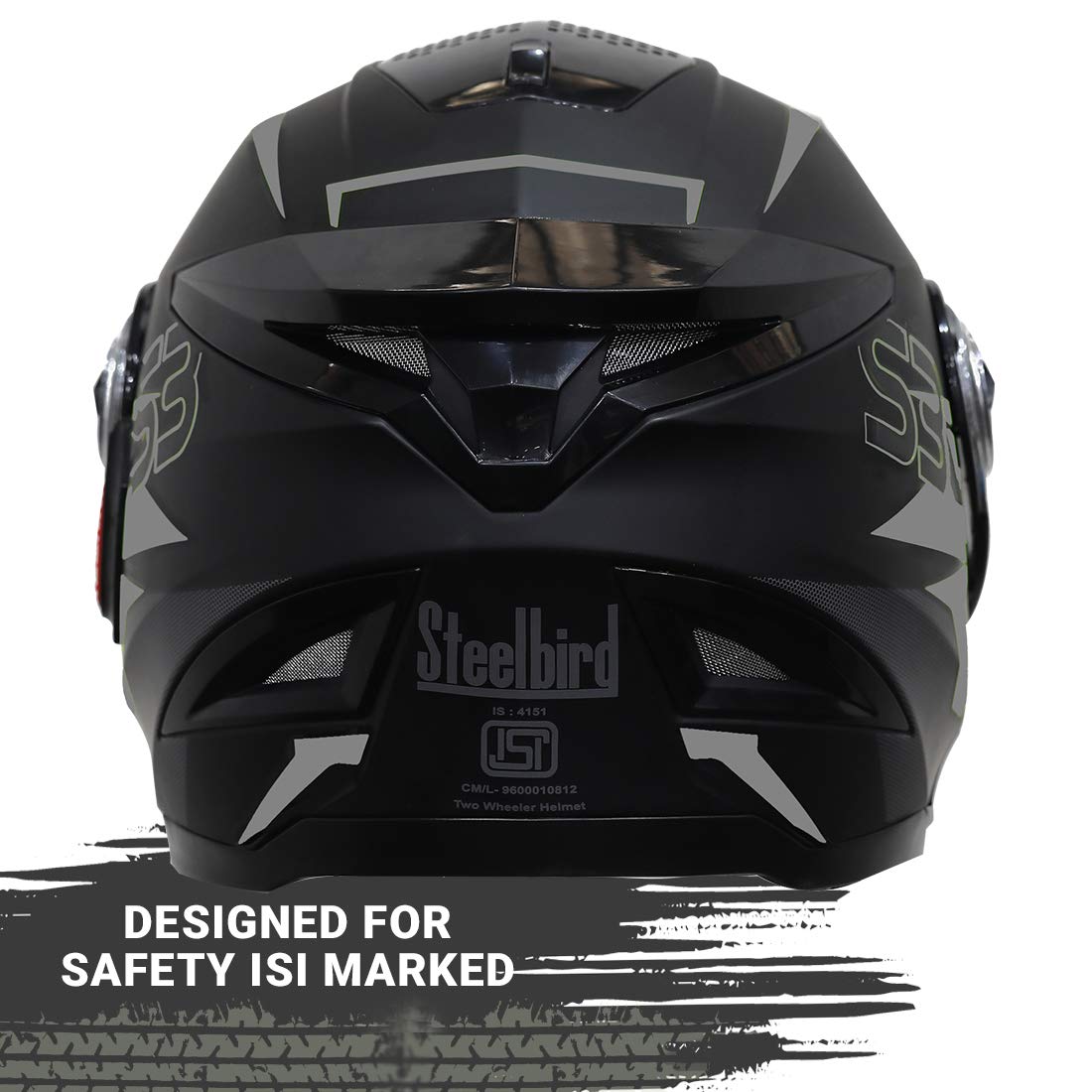 Helmet Terminator ISI Certified Matt Finish Full Face Graphic Helmet