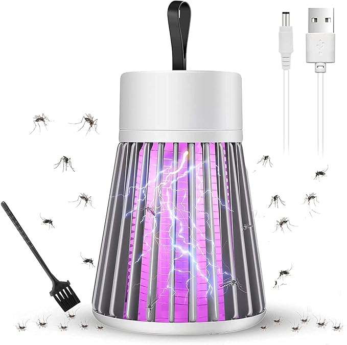 Eightiz Mosquito Killer Machine Mosquito Killer USB Powered Bug Zapper Mosquito LAMP for Home Electric LED LAMP Mosquito Killer Indoor/Outdoor Mosquito Trap Machine