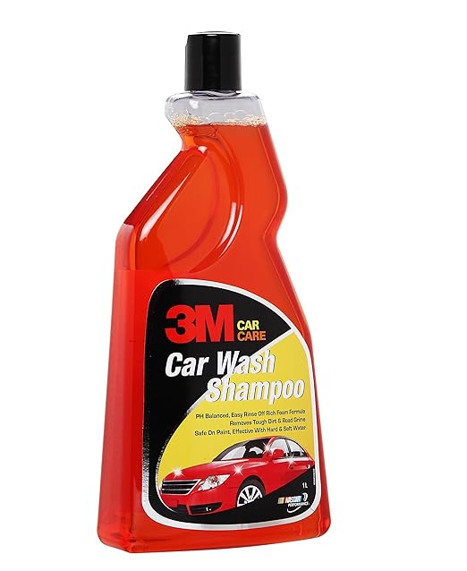 3M Car wash Shampoo (1 Litre) | High Foam for Deep Cleaning | Remove Tough Dirt | Safe on Paint | pH Neutral