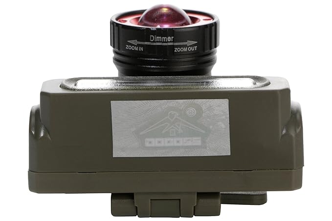 DOCOSS-2 in 1 -Zoomable Ultra Bright Waterproof Cree Rechargeable Headlamp Headlight Head torch Weatherproof LED Flash Light Spotlight