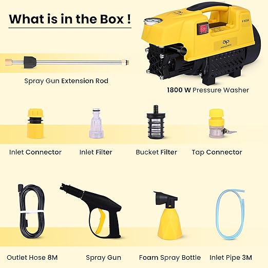 Asian Paints Trucare High Pressure Washer 1800w 120 bar Pressure