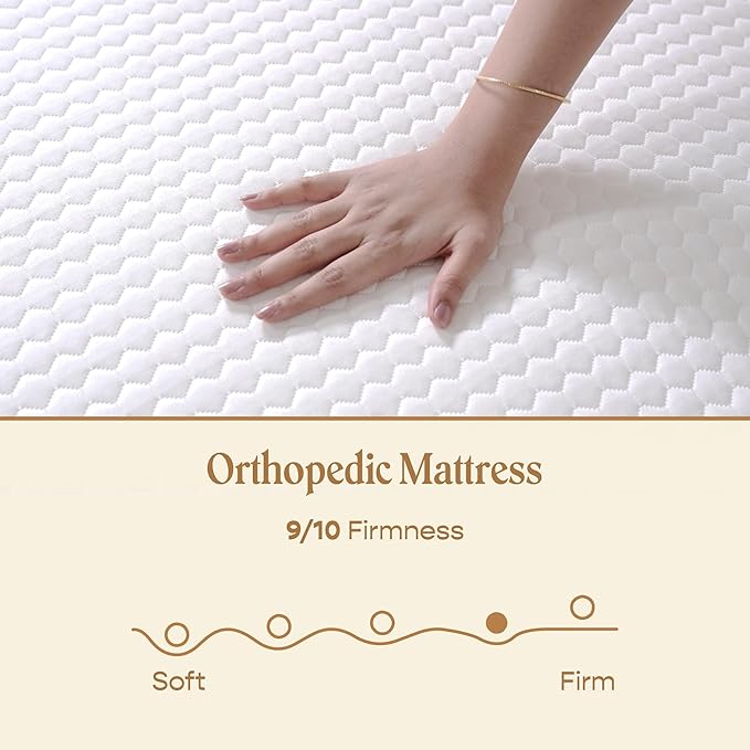 SleepyCat Latex Mattress | 10 Years Warranty | Firm, Orthopedic 6-inch Hybrid Bed Mattress with Pinhole Tech Latex & Memory Foam Layers | 5-Zone Support and Bamboo Cover(Queen Size, 75x60x6inches)