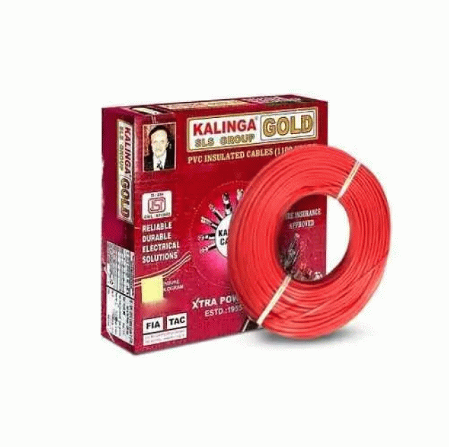 4 Sq mm Red FR PVC Housing Wire