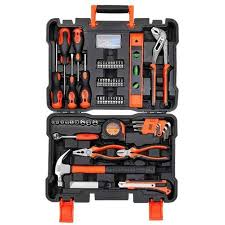 Black+Decker 154 Pieces Orange & Black Hand Tool Kit