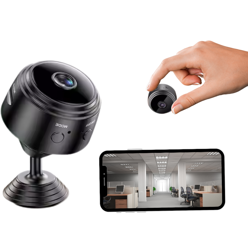 Mini HD Wireless CCTV Camera with Easy Installation & Magnetic Mount – 1080P Night Vision