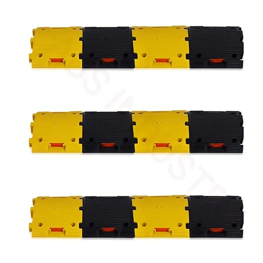 Safety Speed Breaker 50mm PVC Road Hump Pack of 3 Meters