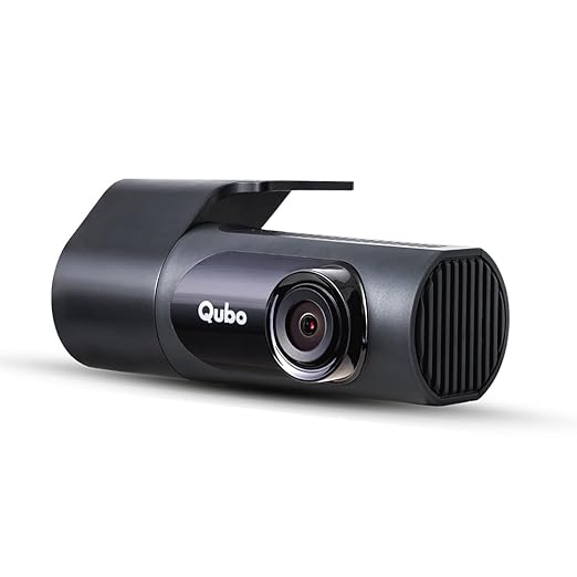 Qubo Car Dash Camera Pro X 3MP 1296p from Hero Group | Made in India | Super Capacitor| Wide Angle View | Emergency Recording | SD Card Upto 1TB Supported | Easy DIY Set Up