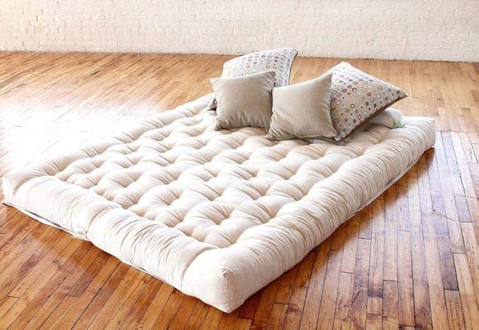 COMFIEE Sale Single Bed Cotton 4 Inch Folding Mattress/Gadda for Student, PGs, Hostel, Picnic (Cotton Blend, 3 X 6 FEET) Brand: COMFIEE