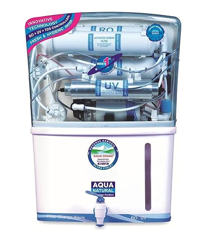 Aqua Grand Plus RO Domestic Water Purifier (RO+ LED UV+UF+COPPER+ HIGH TDS MEMBRANE+ TDS CONTROL) Fully Automatic, Best For Home/Office Use | 12 Liter Storage