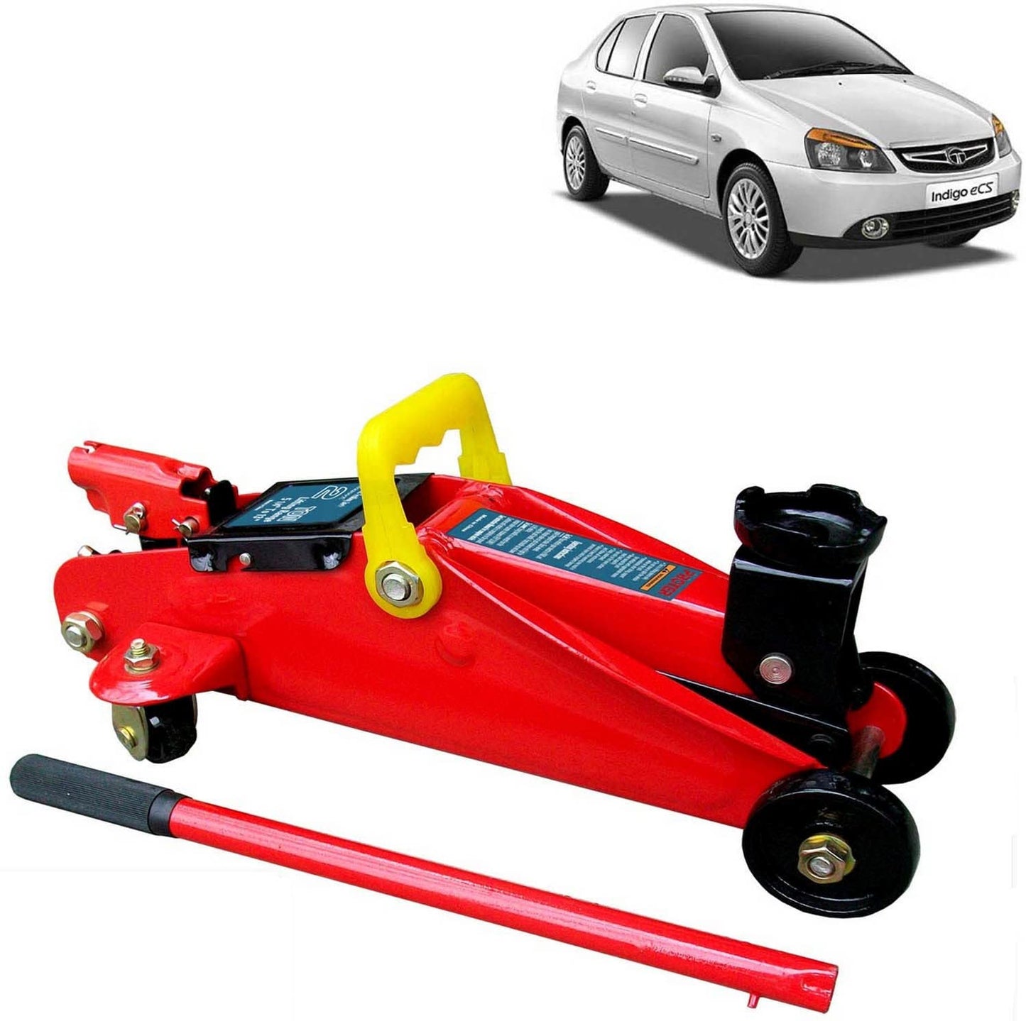 Aksmit 2 ton Car Hydraulic Trolley Jack for Hyundai Verna Fluidic