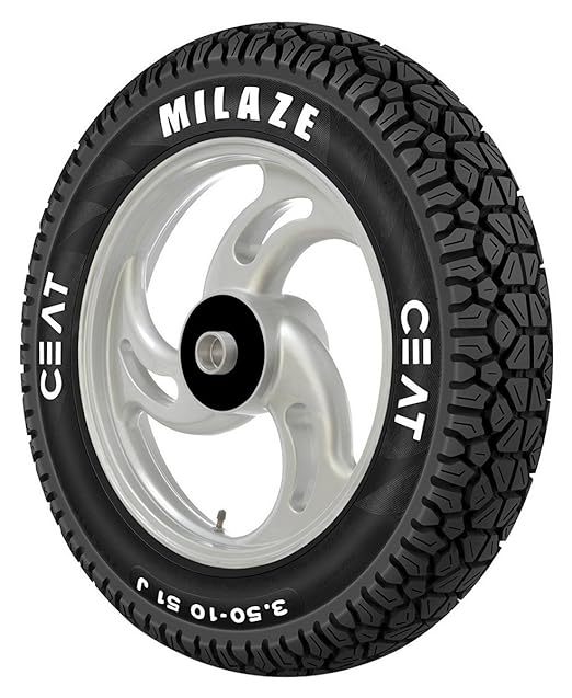 Ceat Milaze X5 90/100-10 53J Tubeless Scooter Tyre,Front or Rear