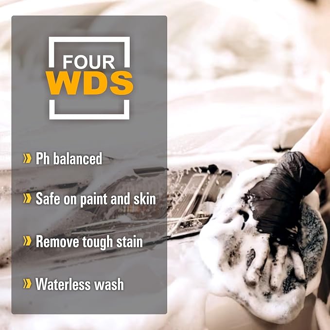 FOUR WDS Premium Car Shampoo (Sportless & Waterless Wash), 5 L