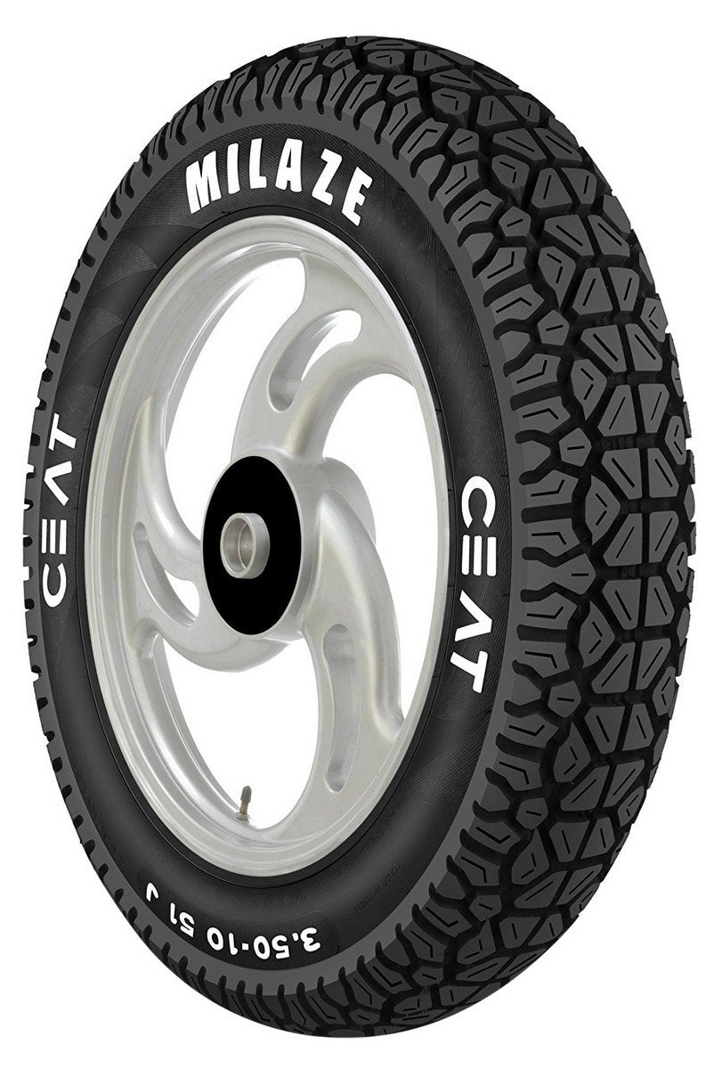 Ceat Milaze X5 90/100-10 53J Tubeless Scooter Tyre,Front or Rear