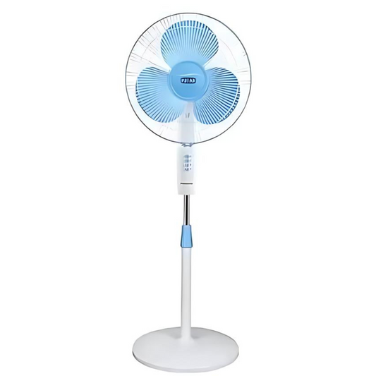 Polar PINNACLE PEDESTAL FAN 400MM NS WHITE BLUE 1 Star 400 mm 3 Blade Pedestal Fan