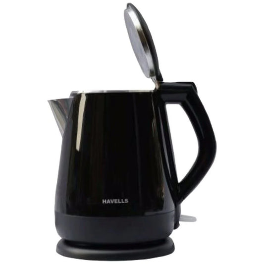 Havells Aqua Plus 1.2L 1500W Black Electric Kettle, GHBKTATK150